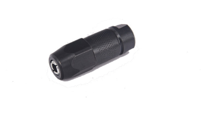 Black Grease Gun Coupler with Non-Return Valve